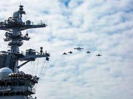 Riesige Flotte ist auf dem Weg: Trump droht Iran erneut mit Militärschlag